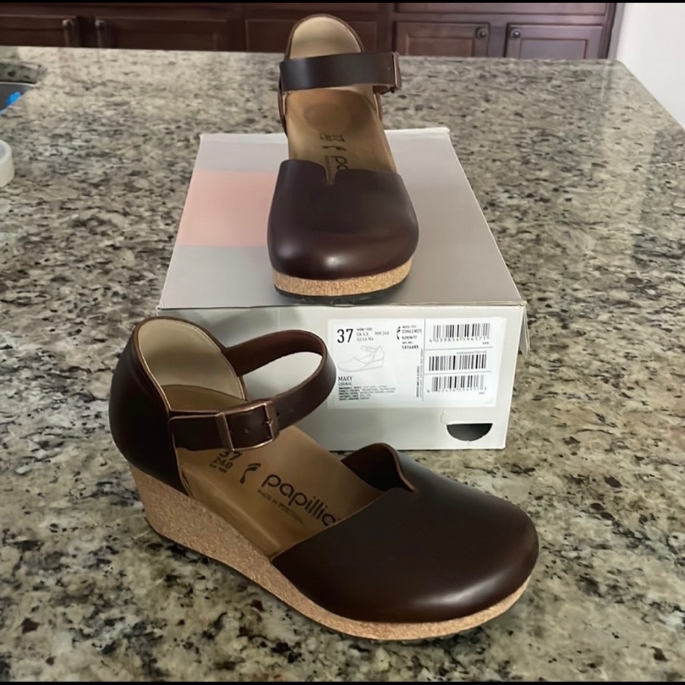Brand New Birkenstock Wedges